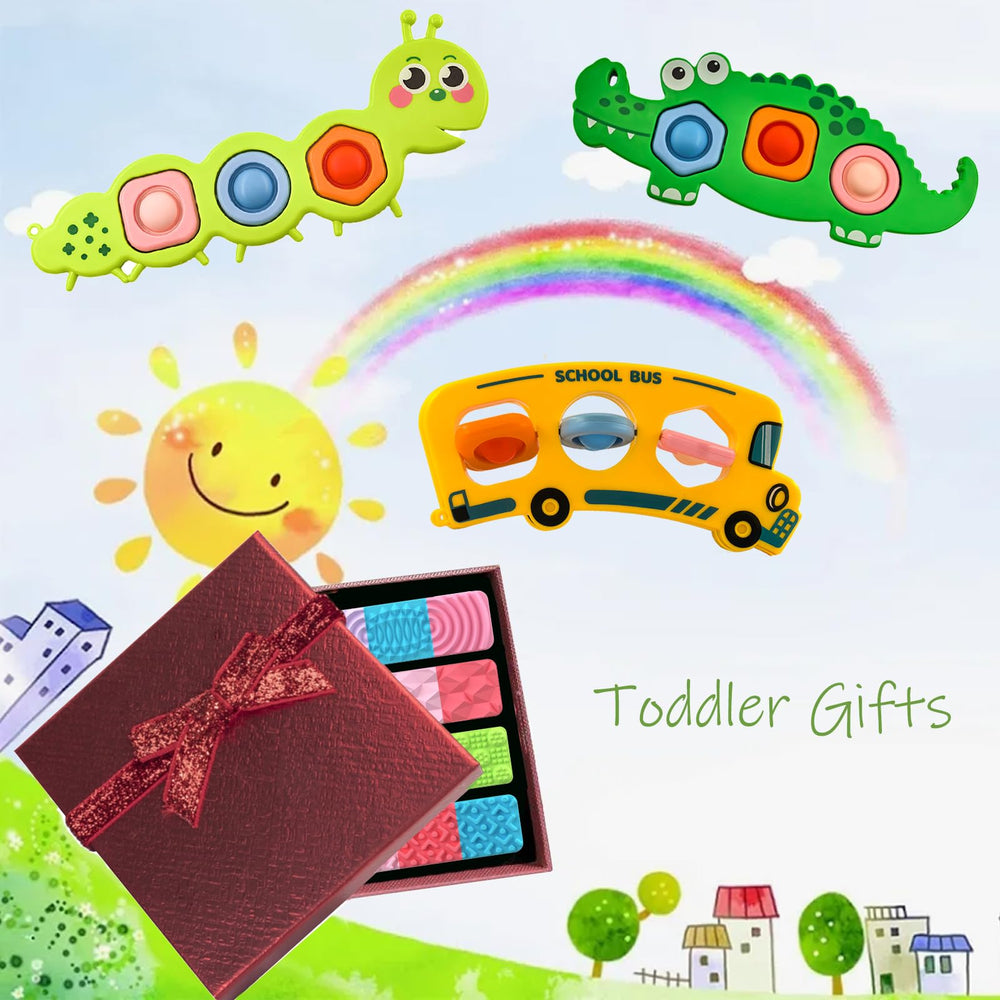 RVRHLMI school bus pop it toy boosting focus and classroom-friendly play