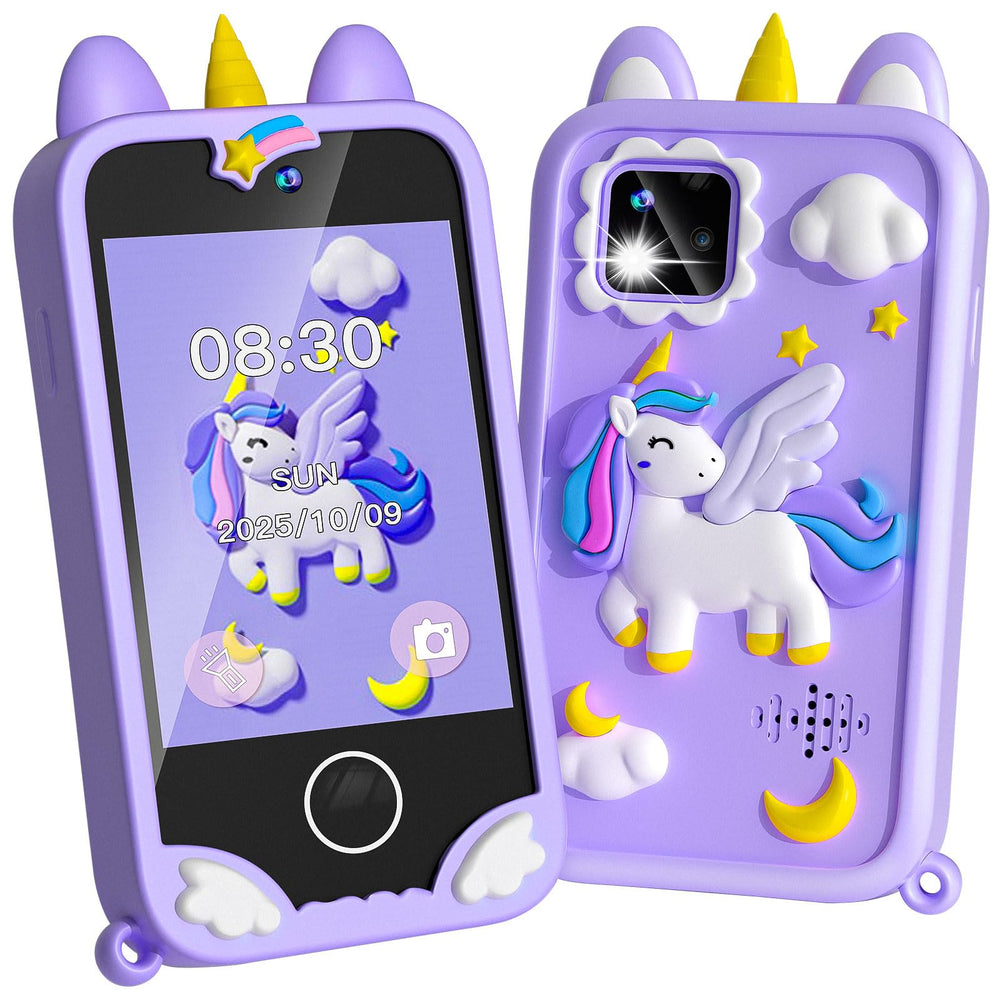 Rvwsx Kids Phone 2.8-inch touchscreen for learning and play on the go.