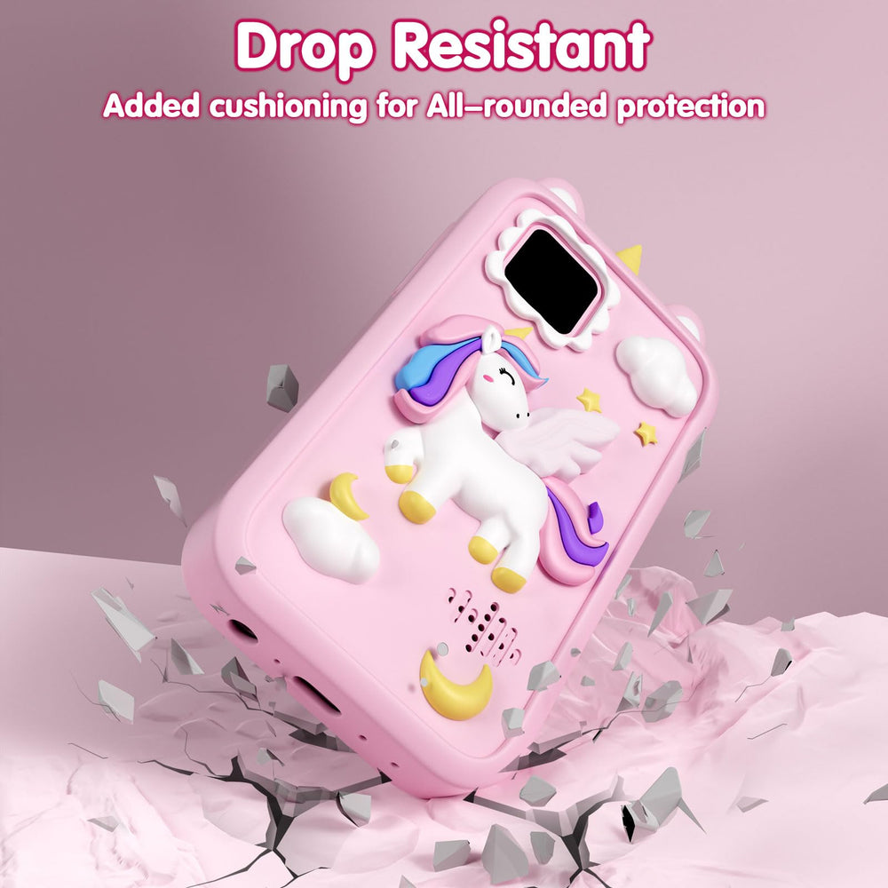 Rvwsx Kids Phone silicone case protects against drops