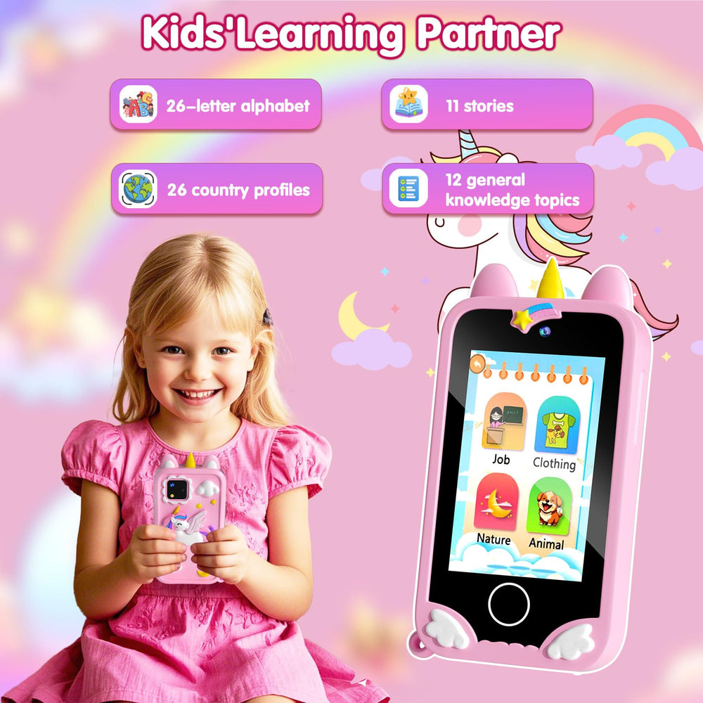 Rvwsx Kids Phone MP3 player enables kid-friendly listening