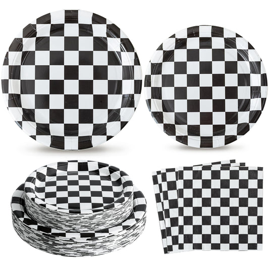 RVXHUA race car party set 150-piece for easy prep and stylish setup.