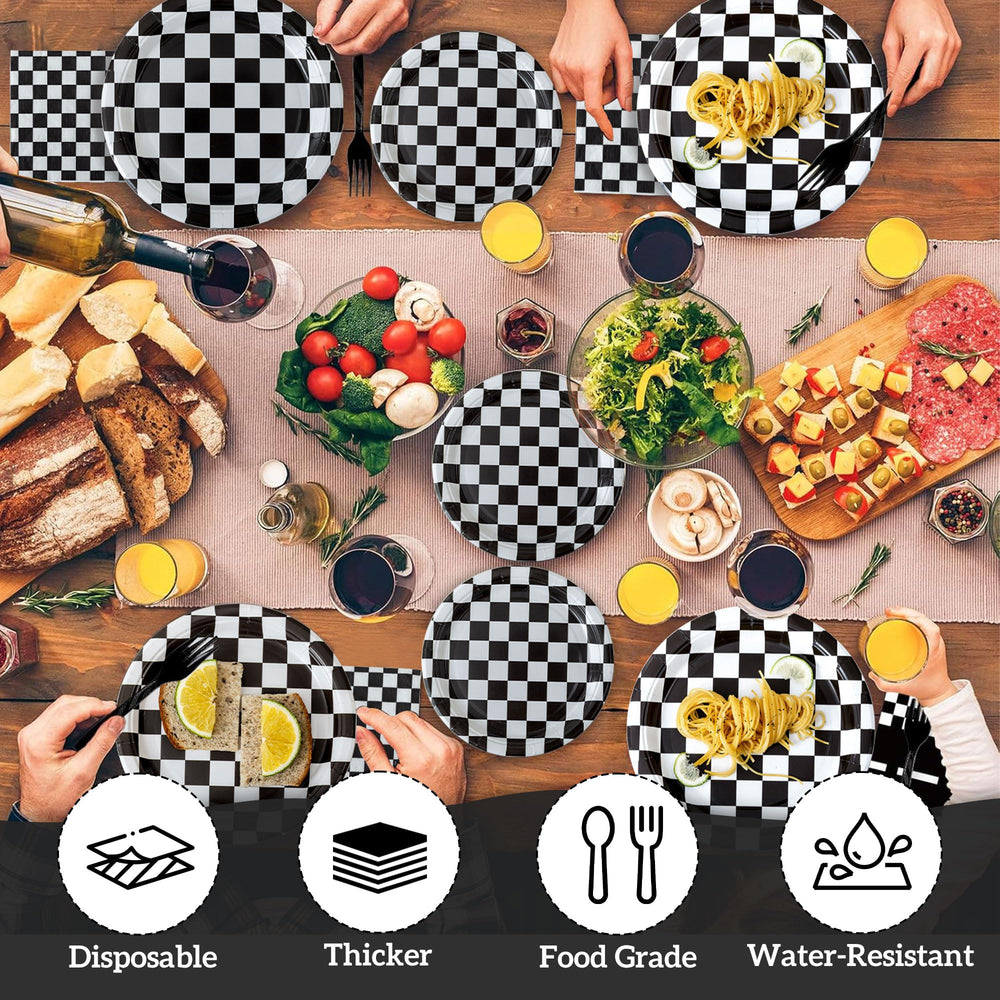 RVXHUA race-themed party setup ideal for kid or adult celebrations and outdoor gatherings.