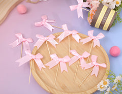 Rweseo Coquette Pink Bow Party Table Decoration for coquette styling.