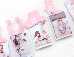 Rweseo Reusable Birthday Banner for storage and reuse.