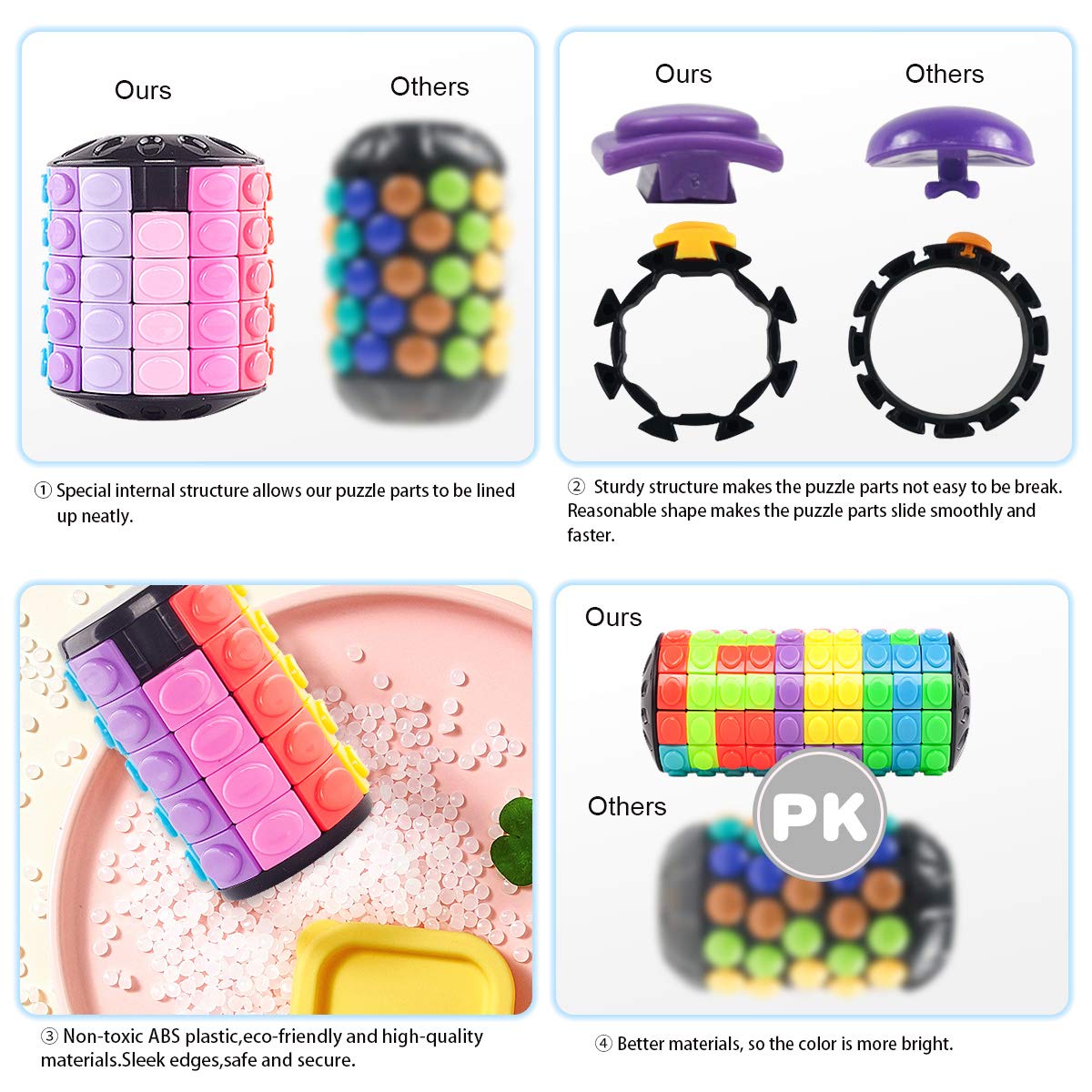 R.Y.TOYS Compact portable brain teaser ideal for travel and on-the-go focus.
