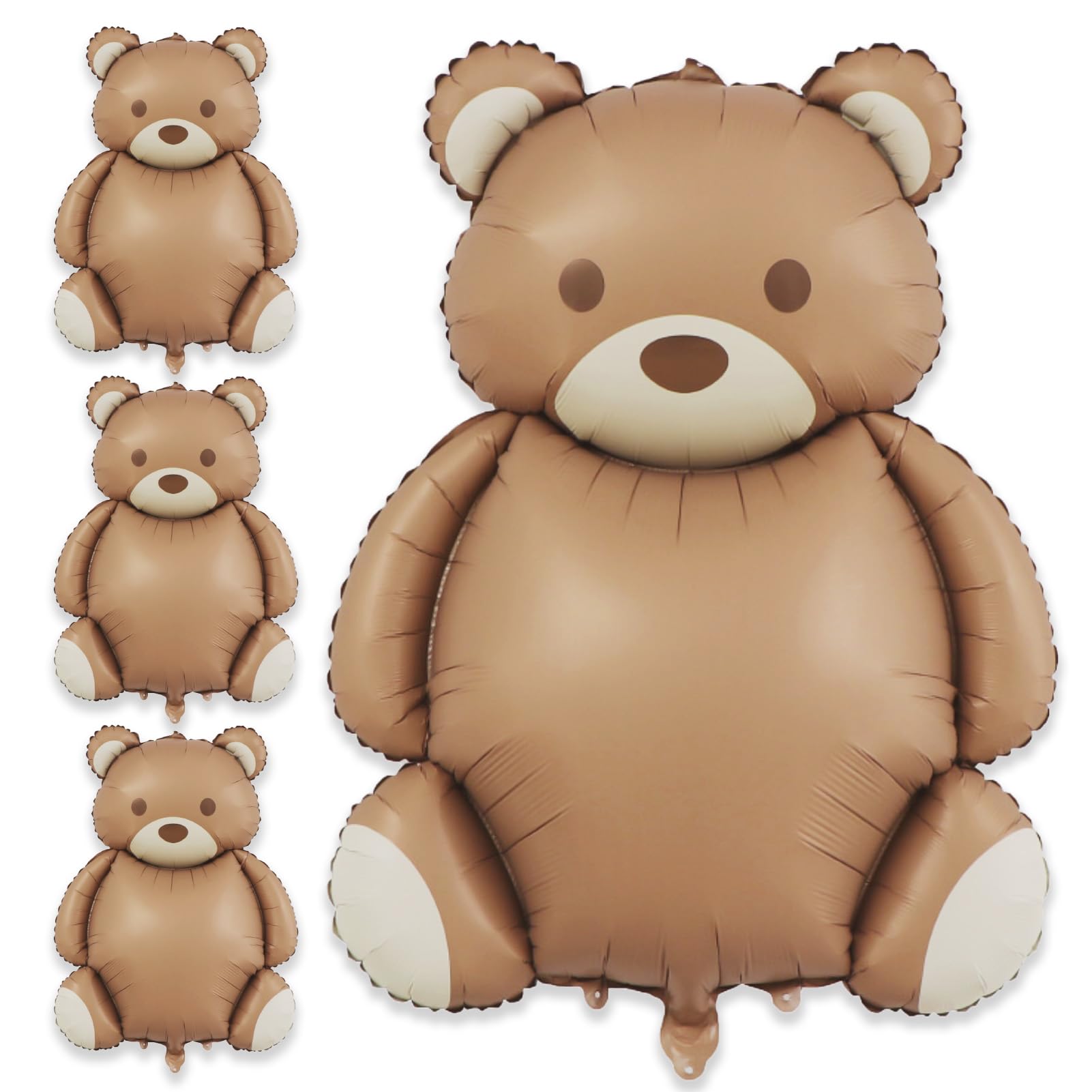 Ryetvok bear balloons oversized teddy bear centerpiece for beary first birthday.