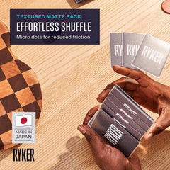 Ryker reinforced edges keep cards secure during play.
