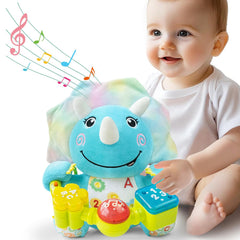 Ryotagift bilingual elephant toy lights and music to captivate babies during playtime