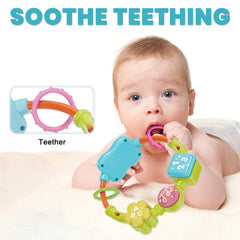 Ryotagift elephant toy detachable loop for easy hanging during tummy time