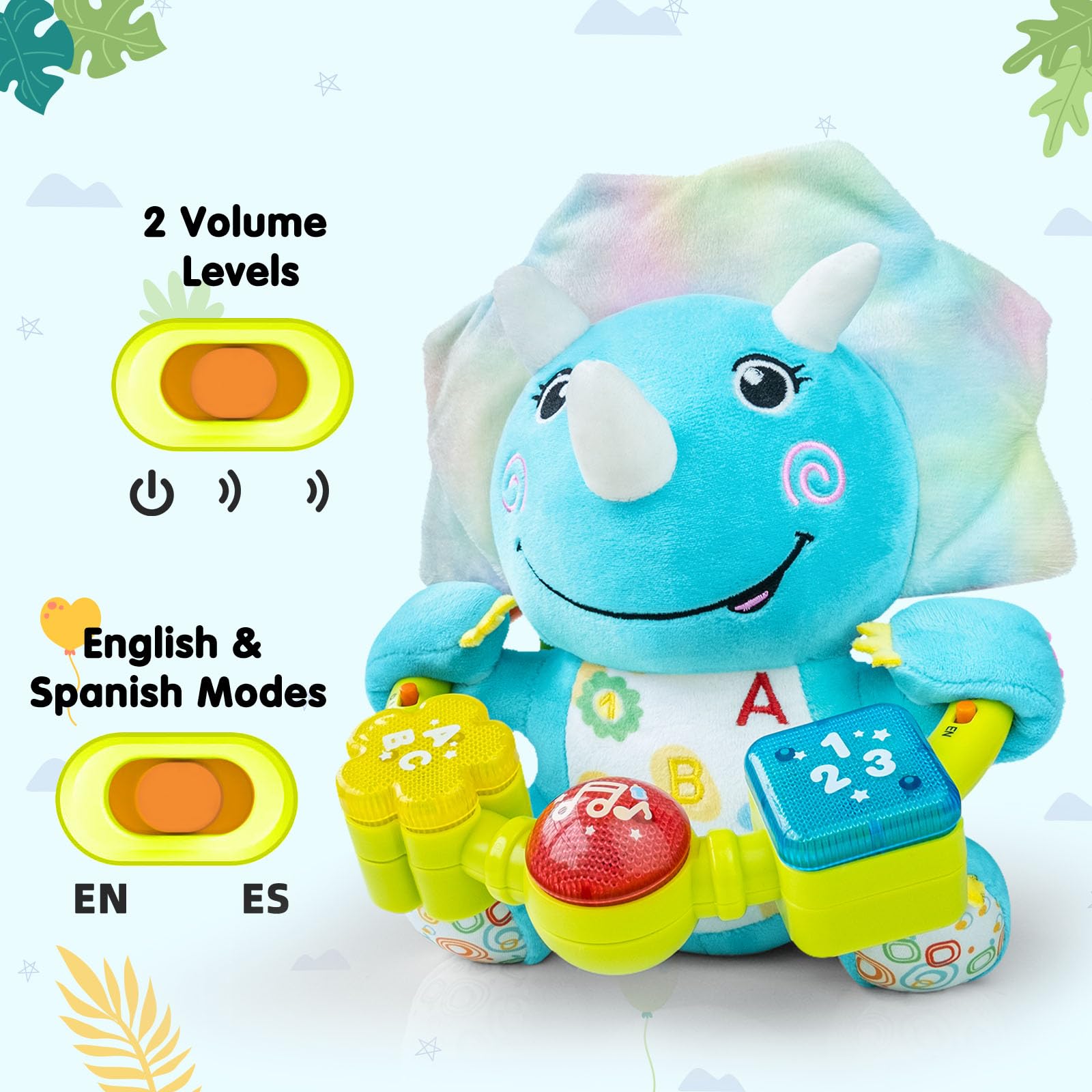 Ryotagift plush elephant is washable for clean, hygienic play sessions