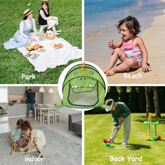 Ryssin portable tent doubles as a cozy nap space for kids.