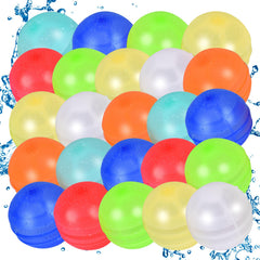 RYTABEE 24pc reusable water balloons pack-front for durable outdoor fun