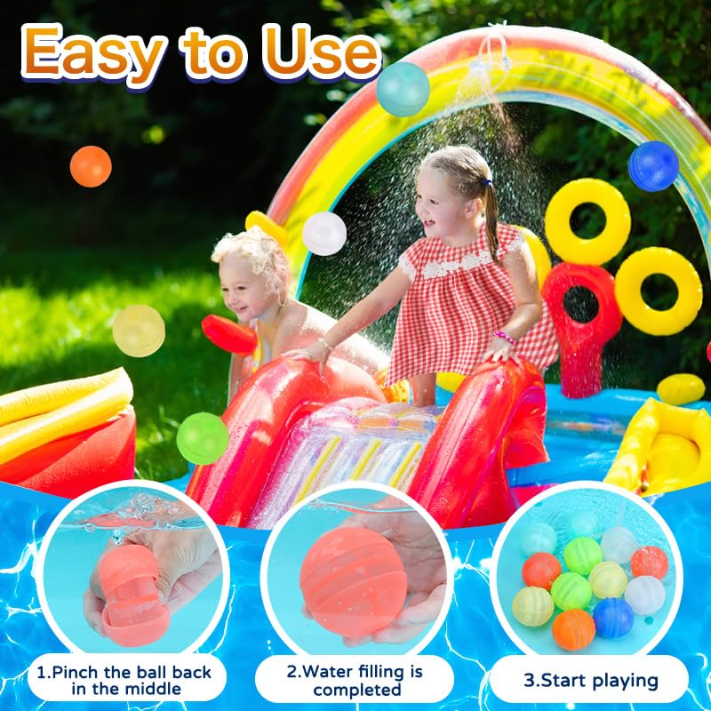 RYTABEE water balloons filling action demonstrating quick-fill feature