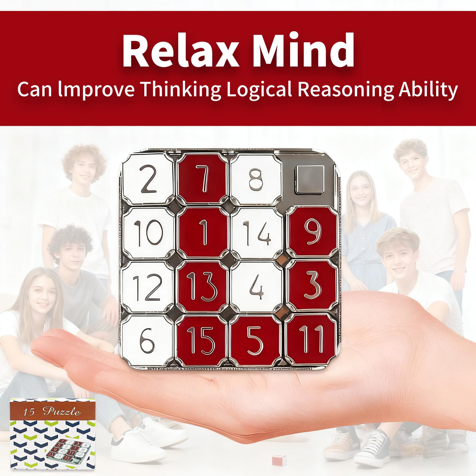 Rytopt classic red and white design offers timeless challenge for puzzle lovers