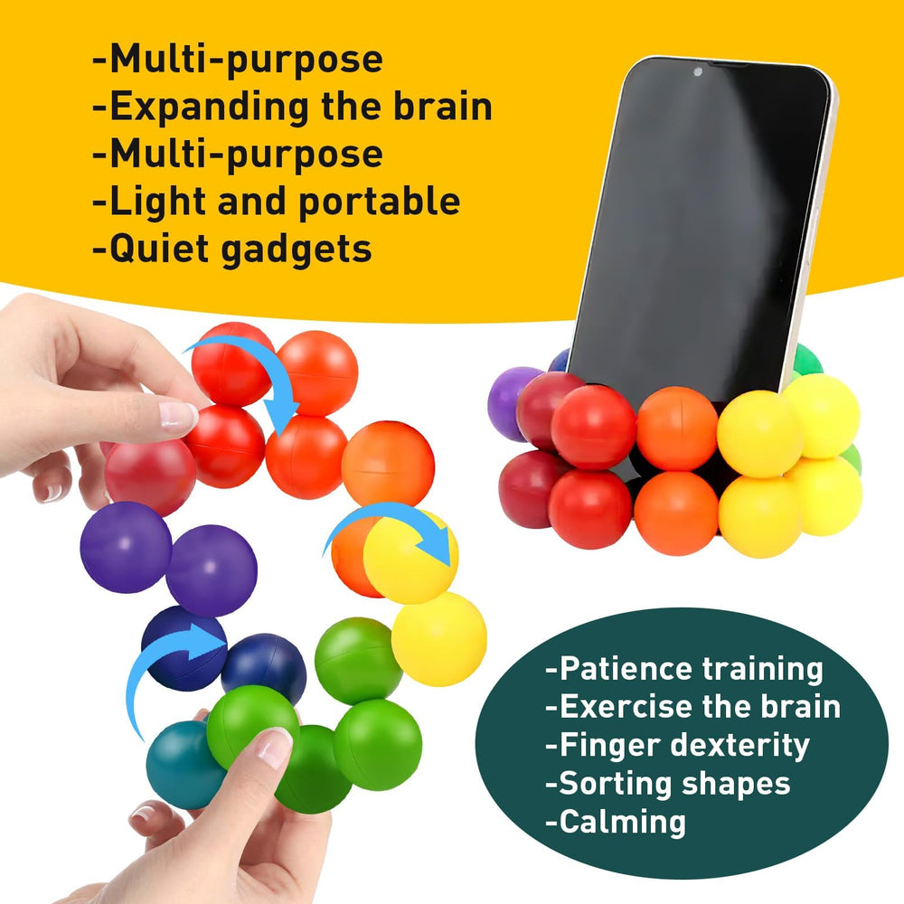 Rytopt fidget ball colors and texture stimulate sensory exploration and creativity