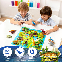 Rytopt Travel Picnic Backyard Dino Chess: take anywhere for on-the-go entertainment.