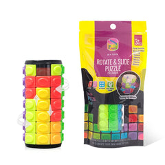 R.Y.TOYS Rotate and Slide Puzzle with eight colors for engaging brain-teaser play