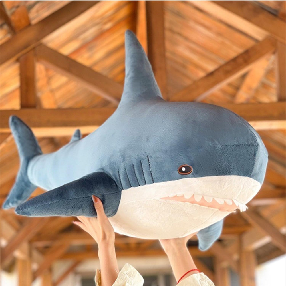 Ryttir easy-clean shark plush machine washable in pillowcase