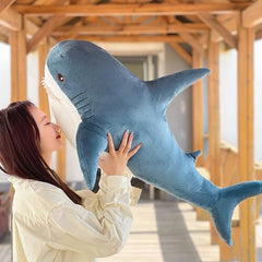 Ryttir giant 39.4-inch shark body pillow for lounging