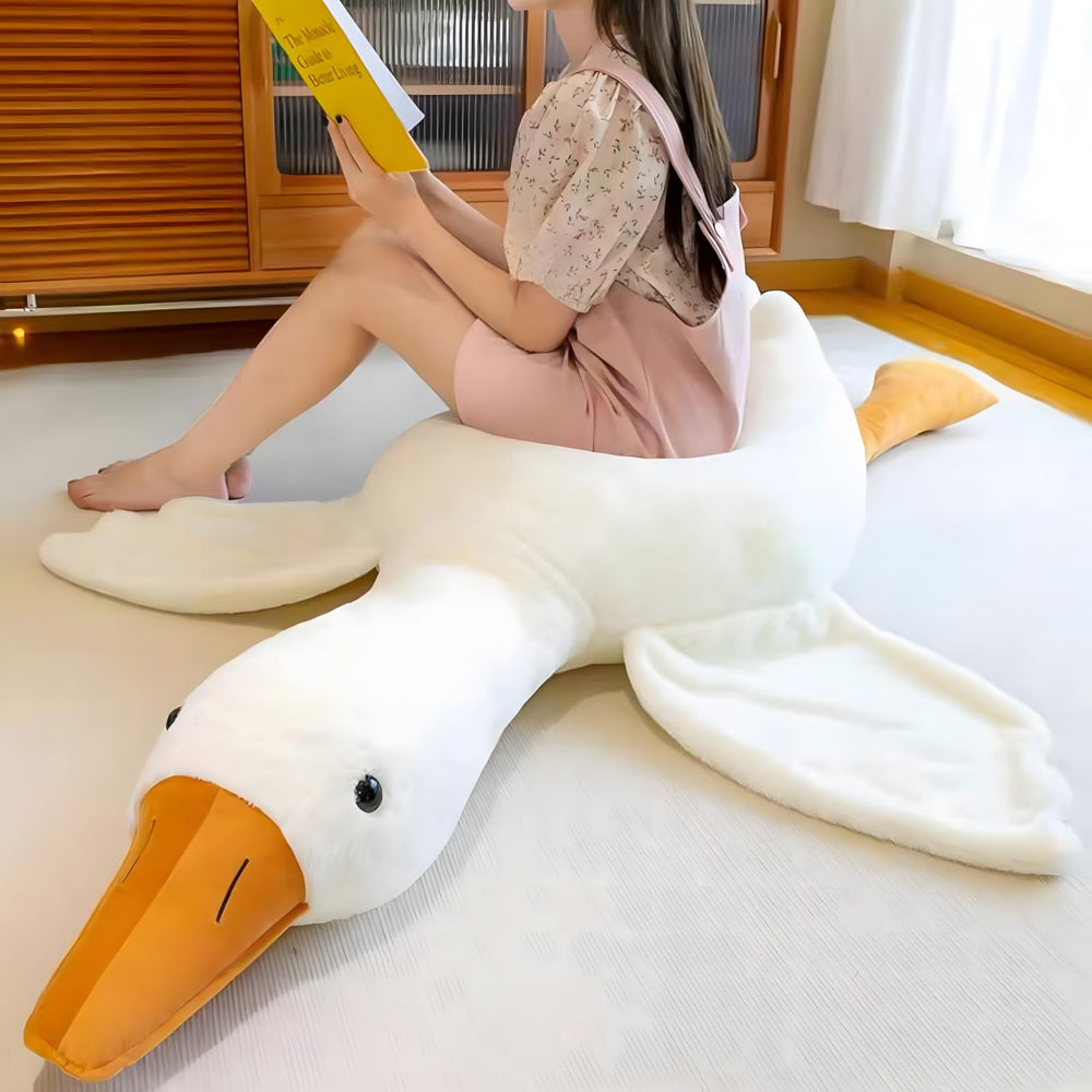 Ryttir Giant Goose Plush doubles as a hand warmer and cuddly companion