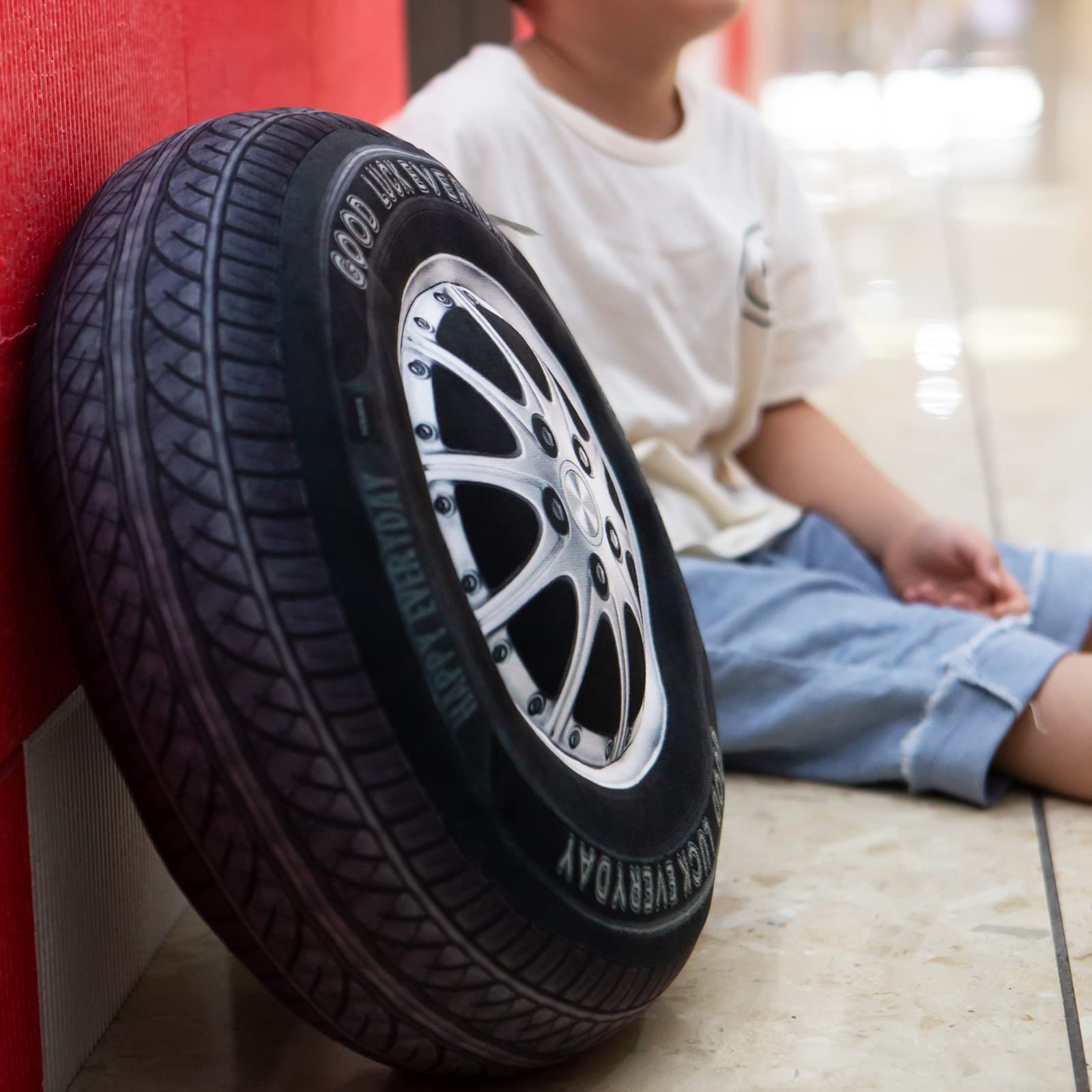 Ryttir tire texture plush core showcases tactile comfort accents.