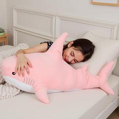 Ryttir XXL shark plush fabric resists pilling and wipes clean.