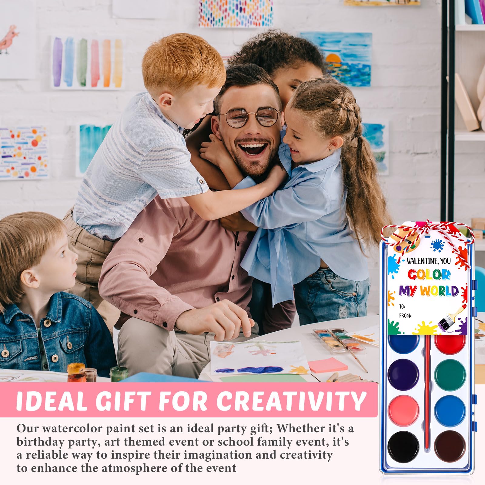 Sabary Valentine art kit suitable for classroom activities and group projects.