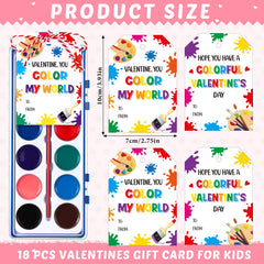 Sabary Valentine watercolor blocks with a lid that doubles as a convenient palette.