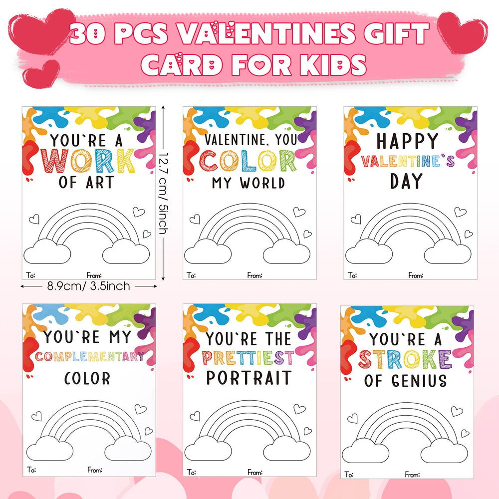 Sabary valentines cards 28-piece set ready for personalized messages and doodles
