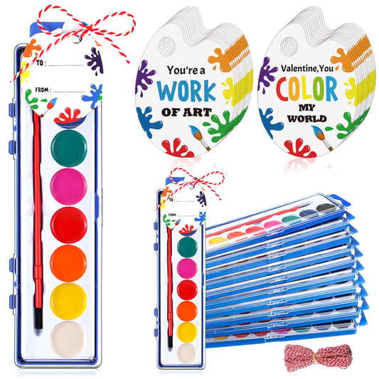 Sabary 12-pack watercolor paints palette for vibrant color blending and creativity
