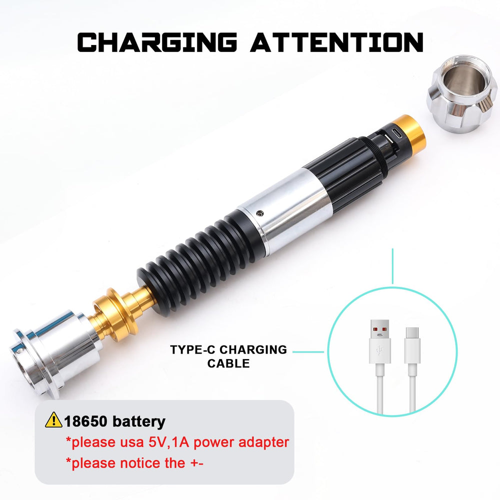 Saberforms lightsaber metal-hilt withstands heavy practice and impact.