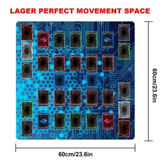 Sabermaster Card Rubber Mat bottom grip maintains stability during intense sessions.