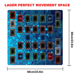 Sabermaster Card Rubber Mat bottom grip maintains stability during intense sessions.