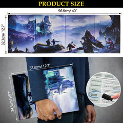Sabermaster DND Screen leather folded compact transport for travel