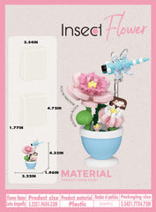 Sacblirr bee and butterfly figures add whimsy to your space.