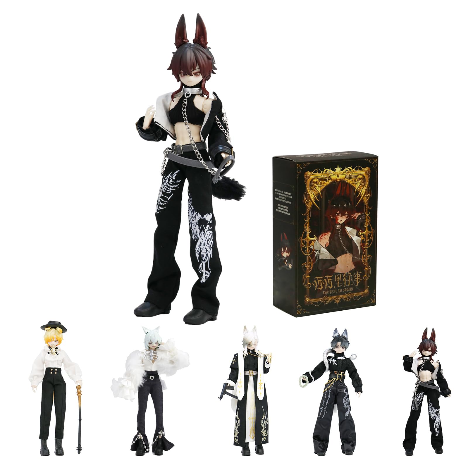 SacPero Past in Sicily doll front view for striking display and collection.
