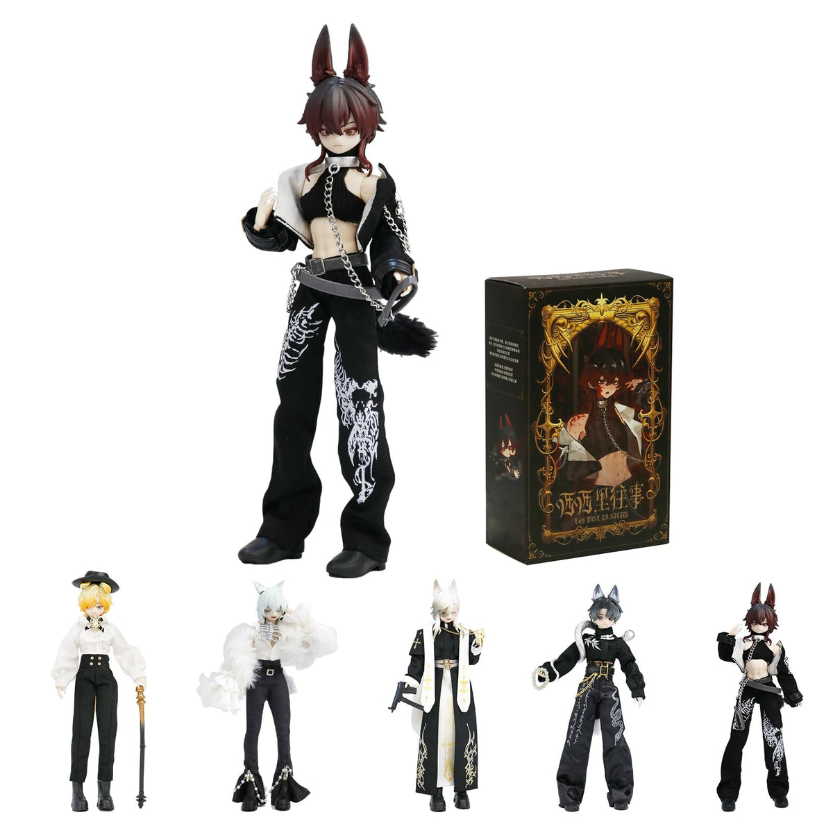 SacPero Past in Sicily doll front view for striking display and collection.