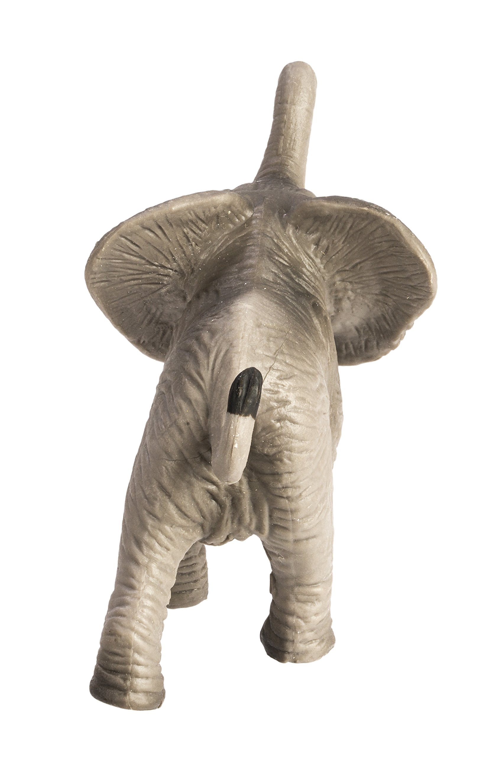 Safari Ltd African Elephant Baby Figurine trunk detail close-up invites tactile exploration.
