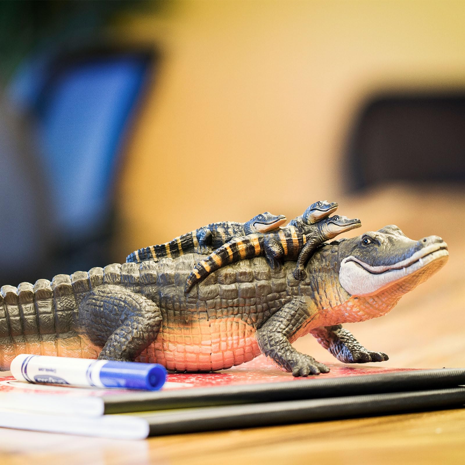 Safari Ltd. Alligator family figure – ideal for wildlife-themed toy sets.