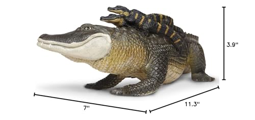 Safari Ltd. Alligator with Babies display piece – collectable for exploration and learning.