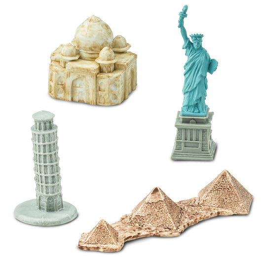 Safari Ltd Around the World Toob Eiffel Tower figure, detailed mini landmark for geography learning