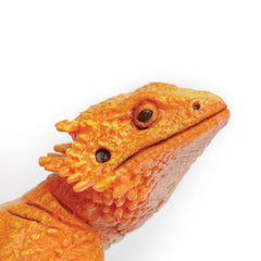 Safari Ltd Bearded Dragon Figurine colorful paint highlights natural hues for display