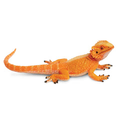 Safari Ltd Bearded Dragon Figurine front view shows lifelike texture for imaginative play