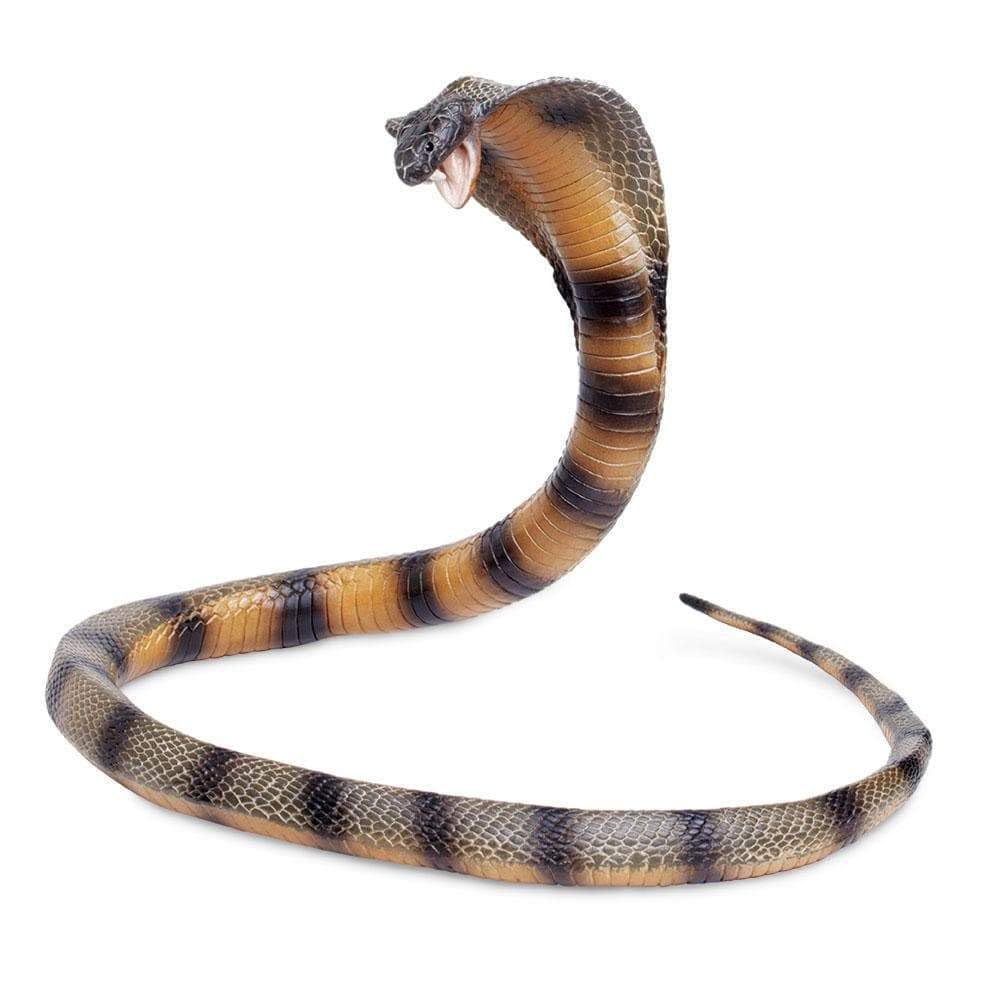 Safari Ltd Cobra figurine is poseable for dynamic scenes and storytelling.