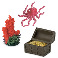 Safari Ltd Coral Reef Toob treasure chest accessory sparks treasure hunt play