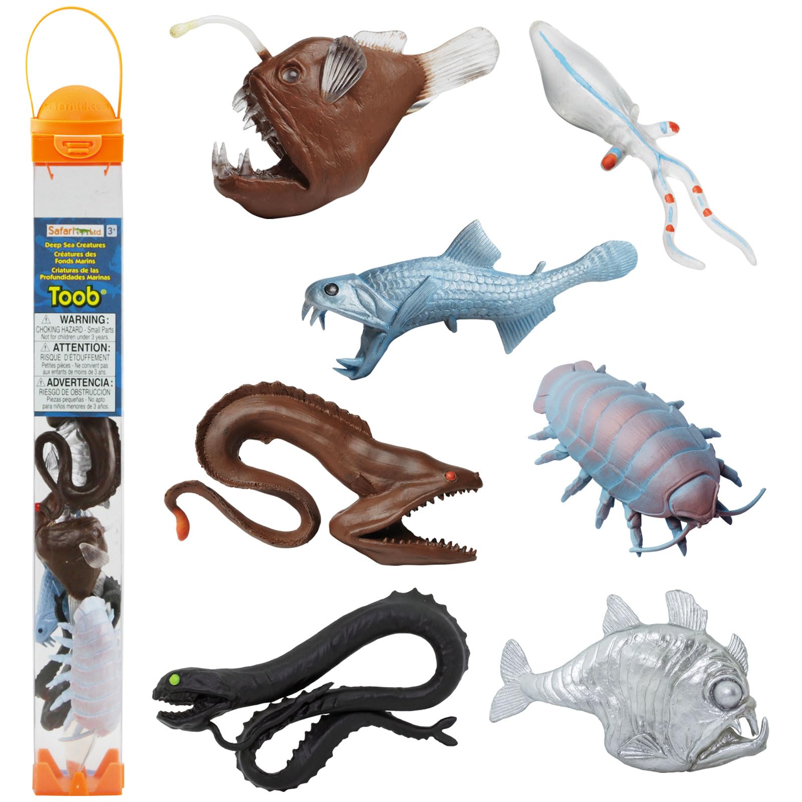 Safari Ltd Deep Sea Creatures Toob hatchet fish for imaginative exploration and classroom display