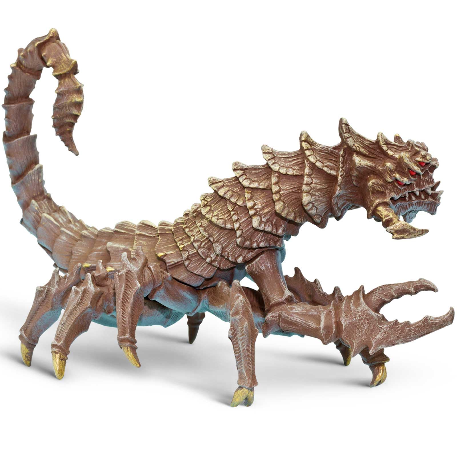 Safari Ltd Desert Dragon measures 6.5 inches for easy display.