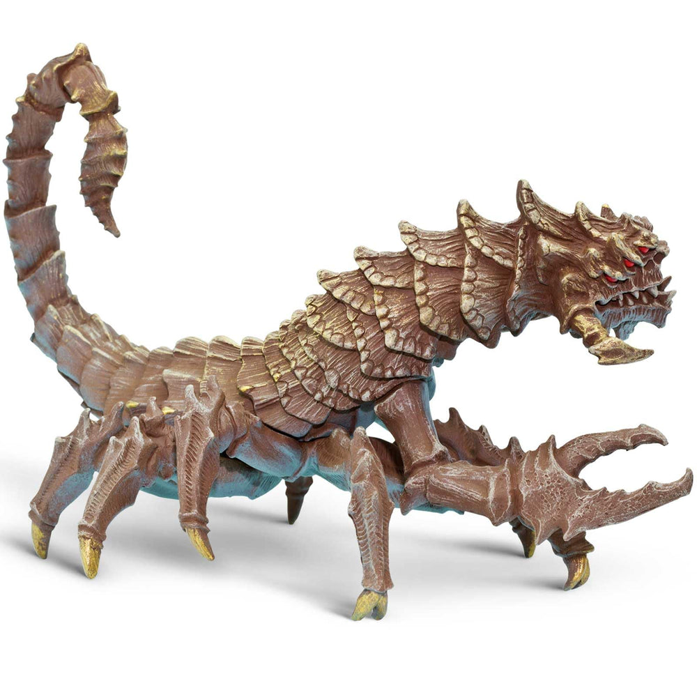 Safari Ltd Desert Dragon measures 6.5 inches for easy display.