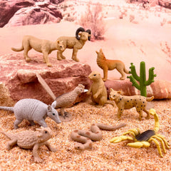 Safari Ltd Desert TOOB budding saguaro cactus figure for tactile arid habitat exploration