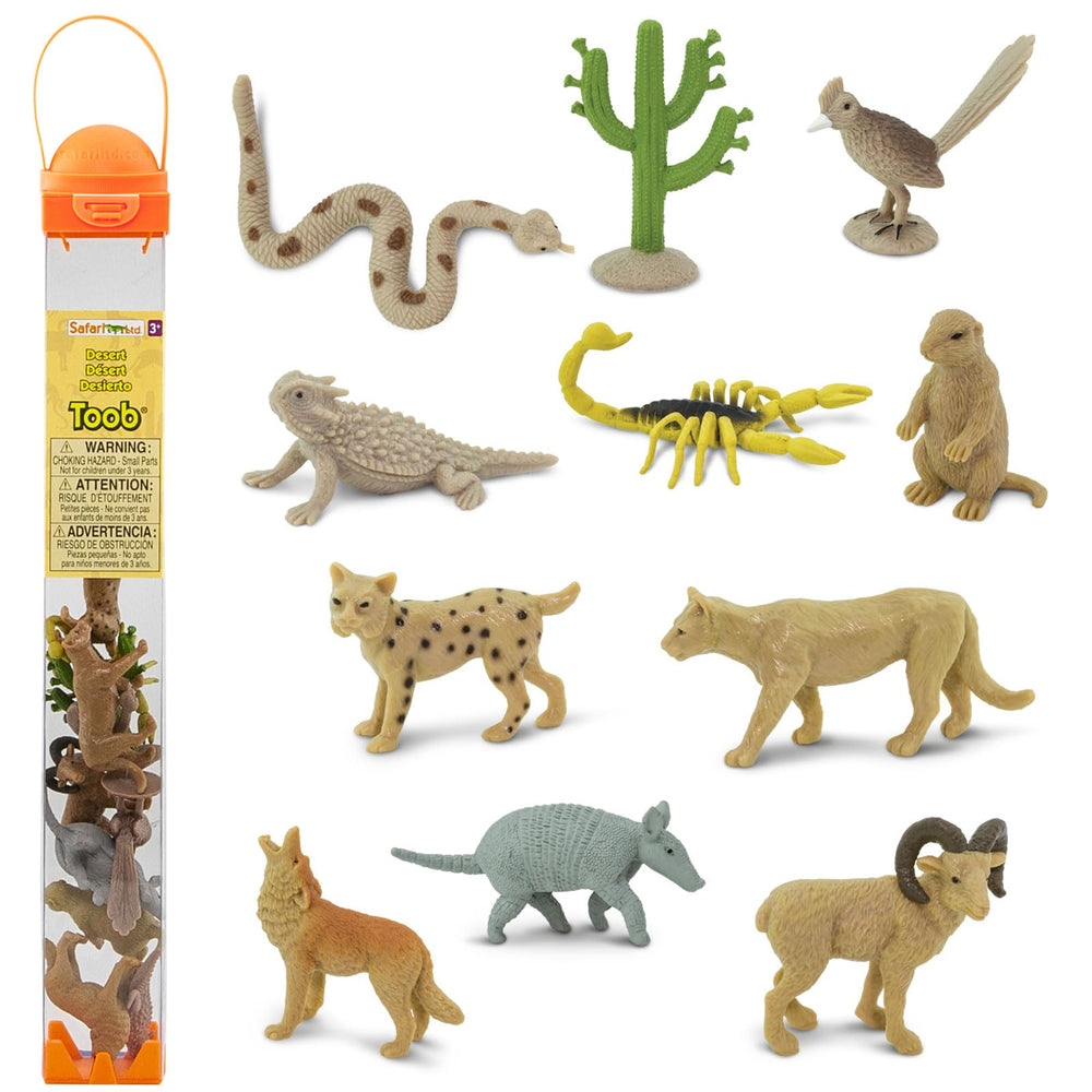 Safari Ltd Desert TOOB horned lizard figure for imaginative desert play